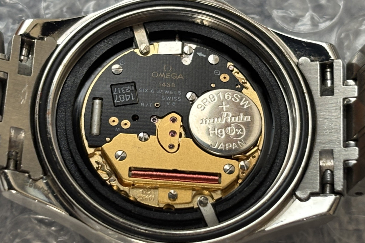 Near MINT OMEGA Seamaster 120m 196.1501 Cal.1438 Silver Quartz 36mm Men's Watch