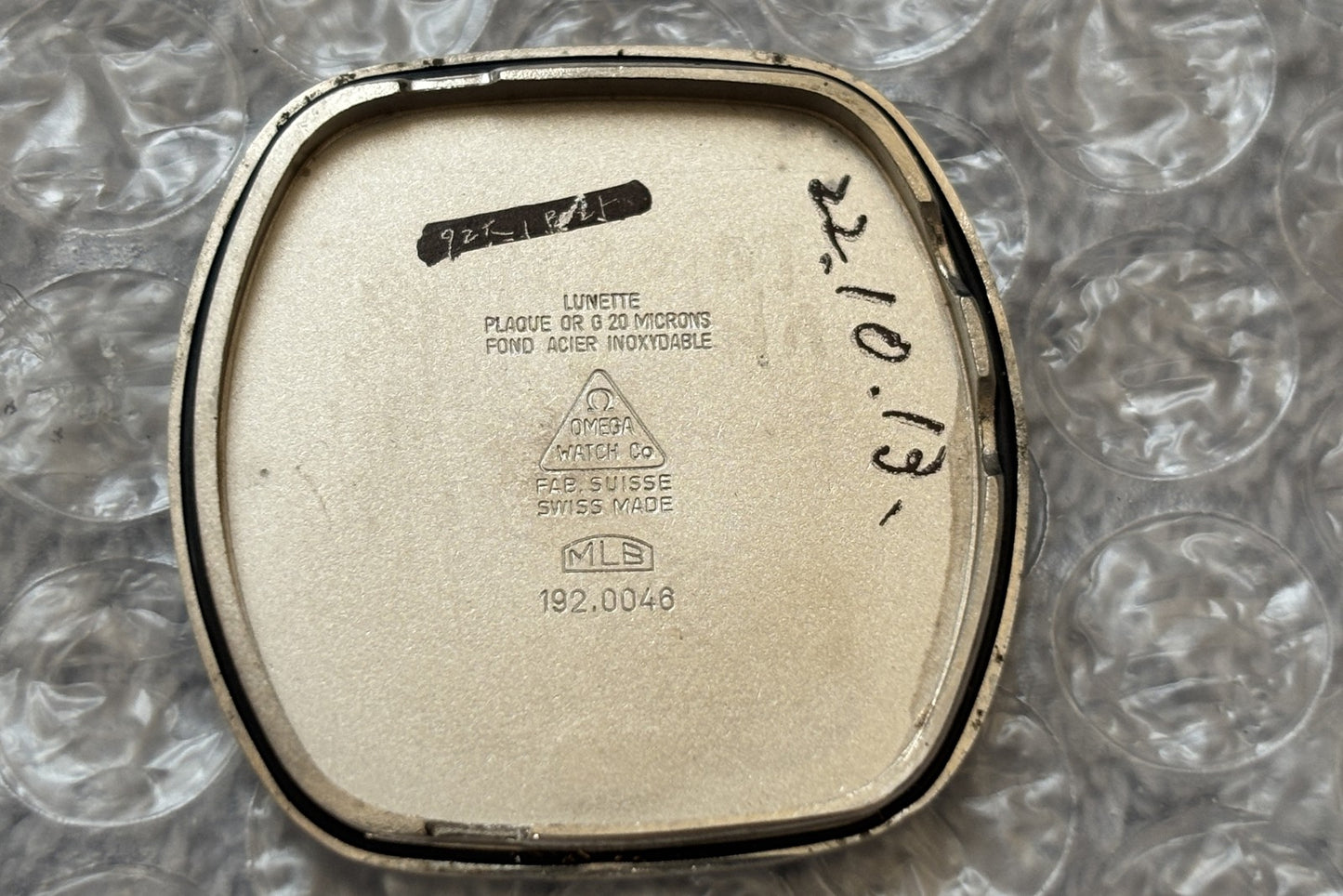 Vintage 1980 Near MINT OMEGA De Ville 192.0046 Cal.1332 Gold Qz 33mm Men's Watch