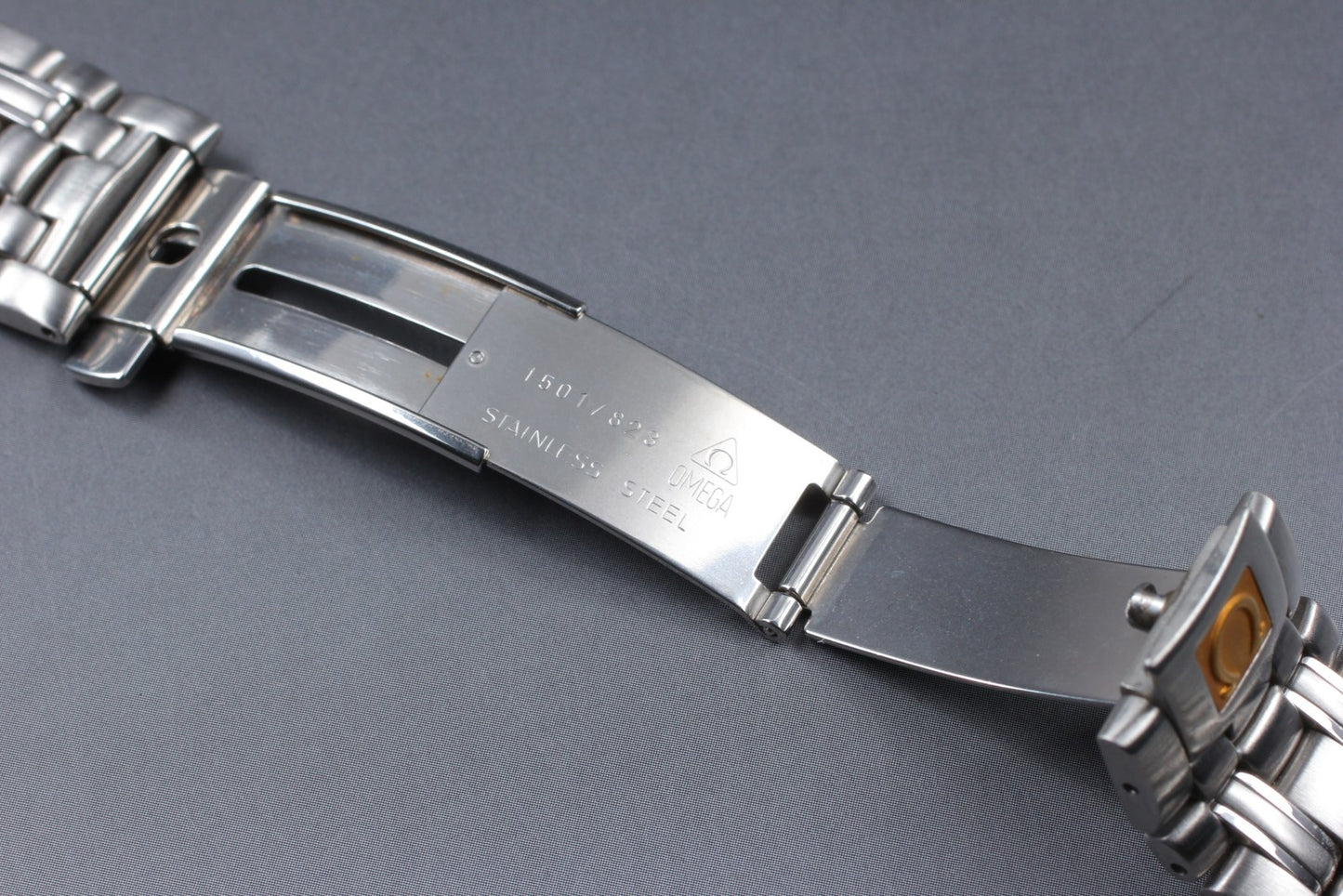 Near MINT Omega Seamaster 1501/823 Men's 18mm Vintage Watch Band Bracelet JAPAN