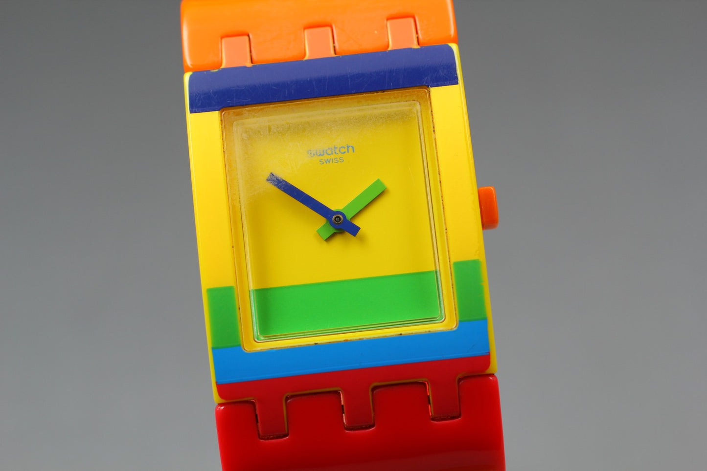 Exc+5 Swatch Colorido SUBJ101 Colorfull Band Quartz Unisex 24mm Watch From JAPAN