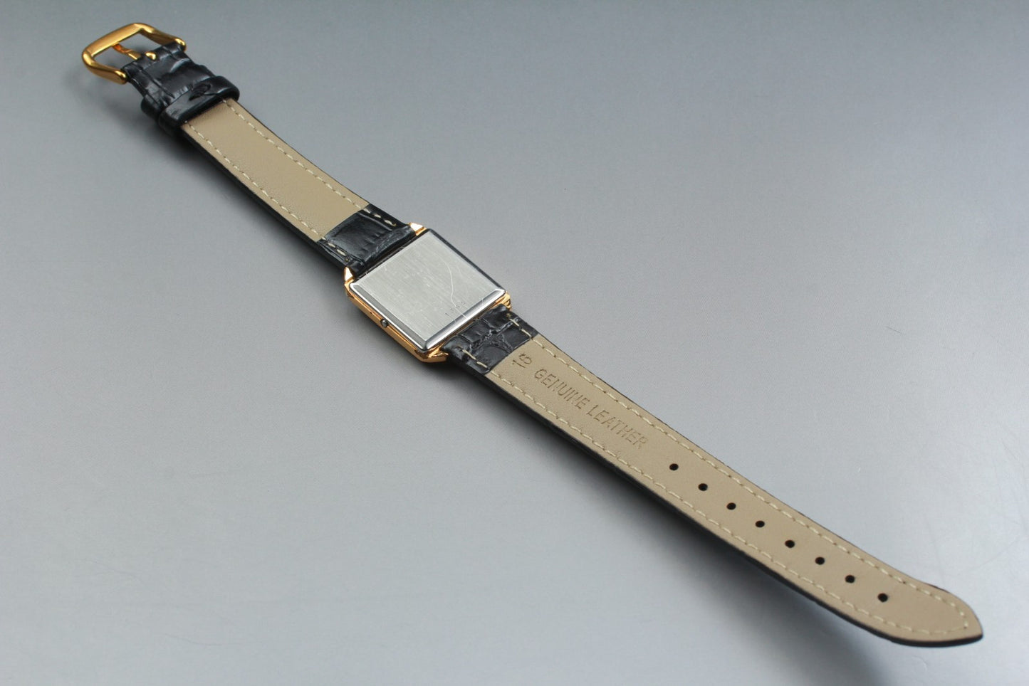 Near MINT OMEGA De Ville 591.0087 Cal.1365 Gold Push Crown Quartz Men's Watch