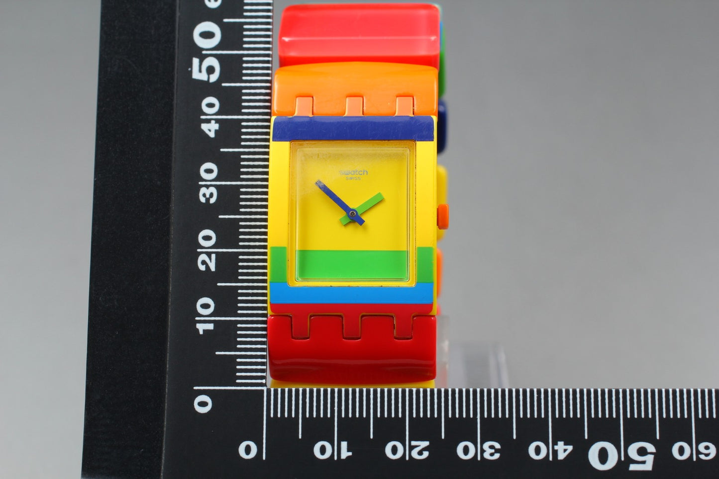 Exc+5 Swatch Colorido SUBJ101 Colorfull Band Quartz Unisex 24mm Watch From JAPAN