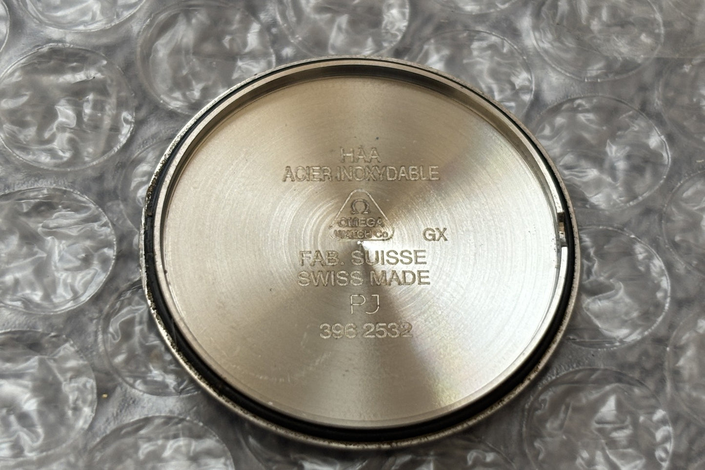 Near MINT OMEGA De Ville Prestige 396.2532 Cal.1532 Date Quartz 33mm Men's Watch