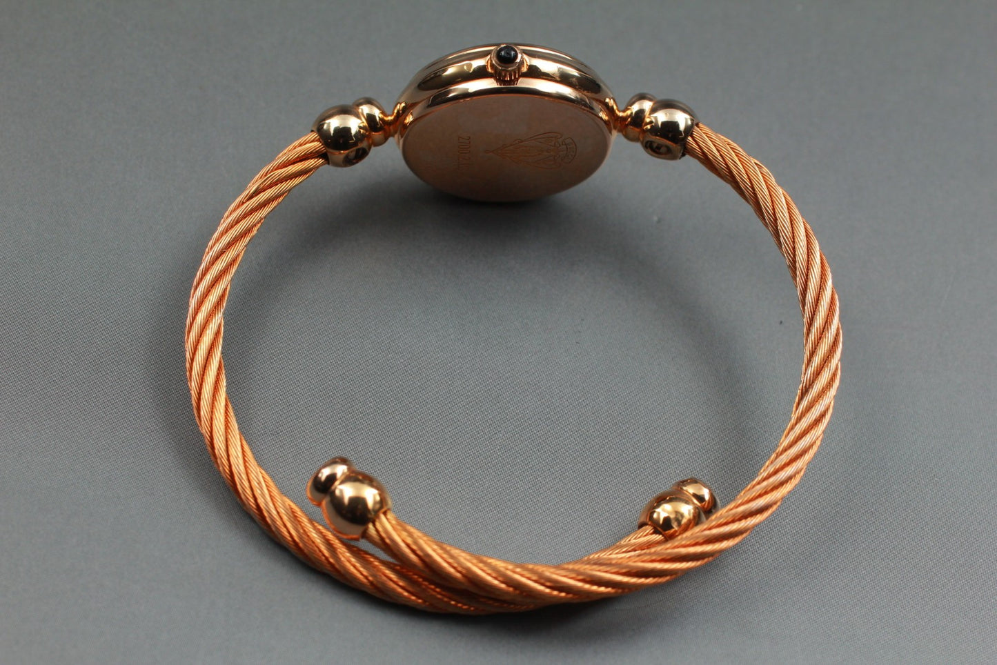 Exc+5 Vintage GUCCI 2700.2.L Black Dial Gold Wire Quartz 20mm Ladies Watch JAPAN