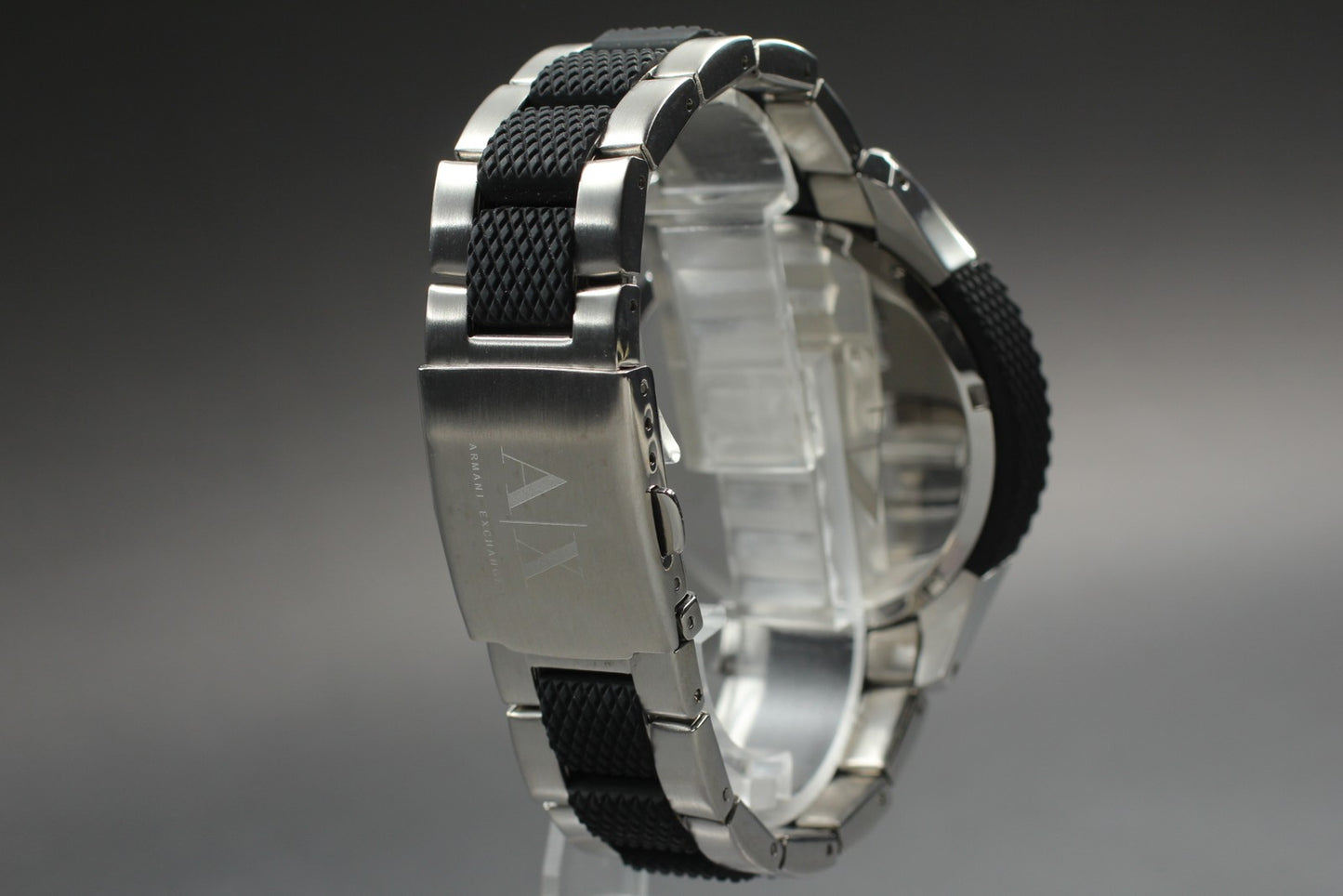Near MINT Armani Exchange AX1214 Chronograph Two-tone 47mm Men's Watch  JAPAN