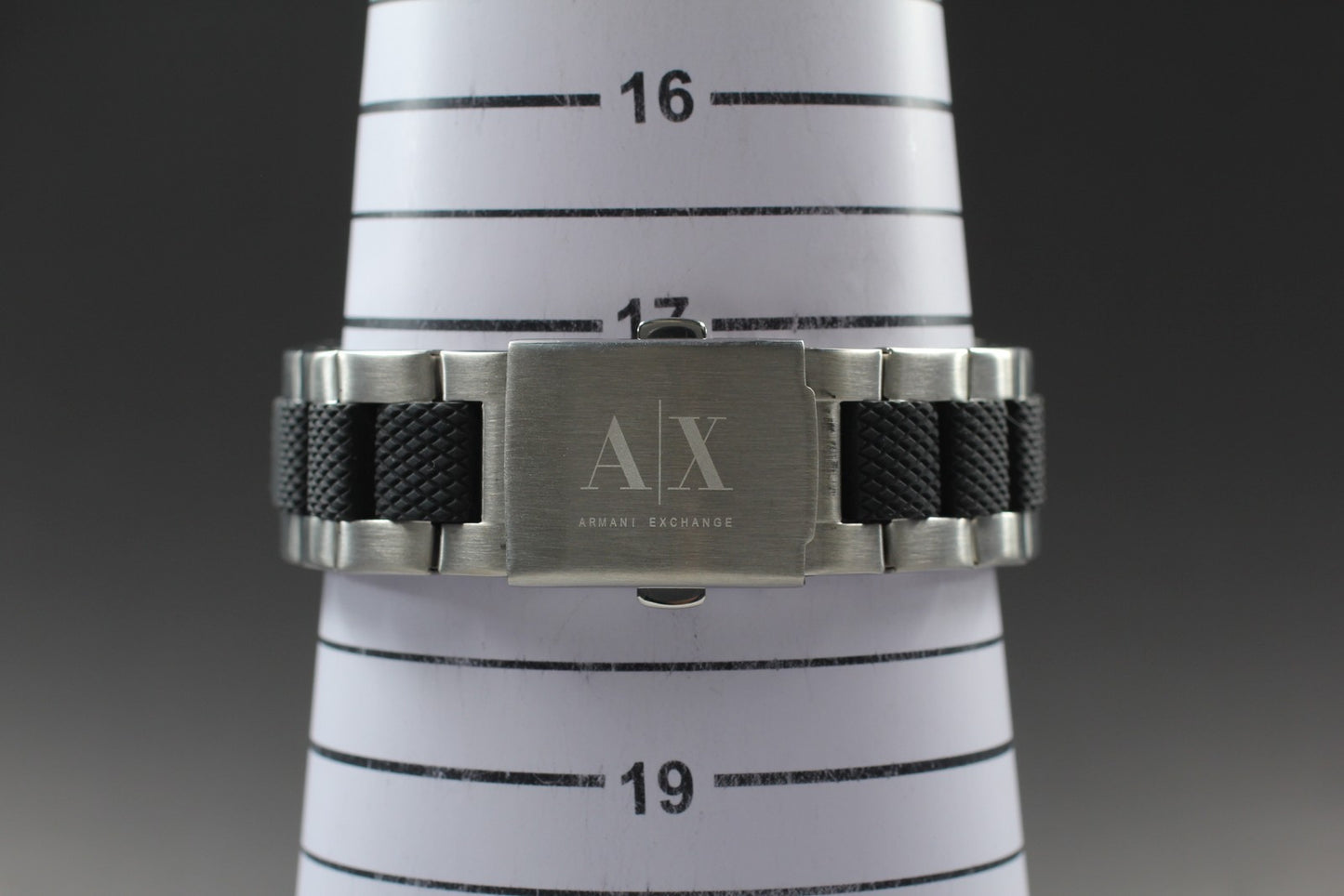 Near MINT Armani Exchange AX1214 Chronograph Two-tone 47mm Men's Watch  JAPAN
