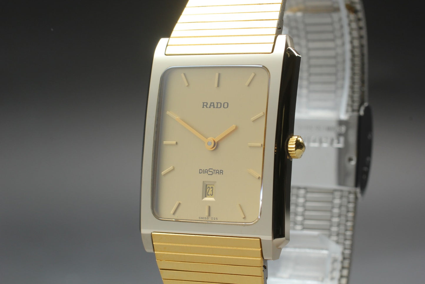 Original Bracelet MINT / Paper RADO DiaStar 160.0394.3 Gold Quartz Unisex Watch