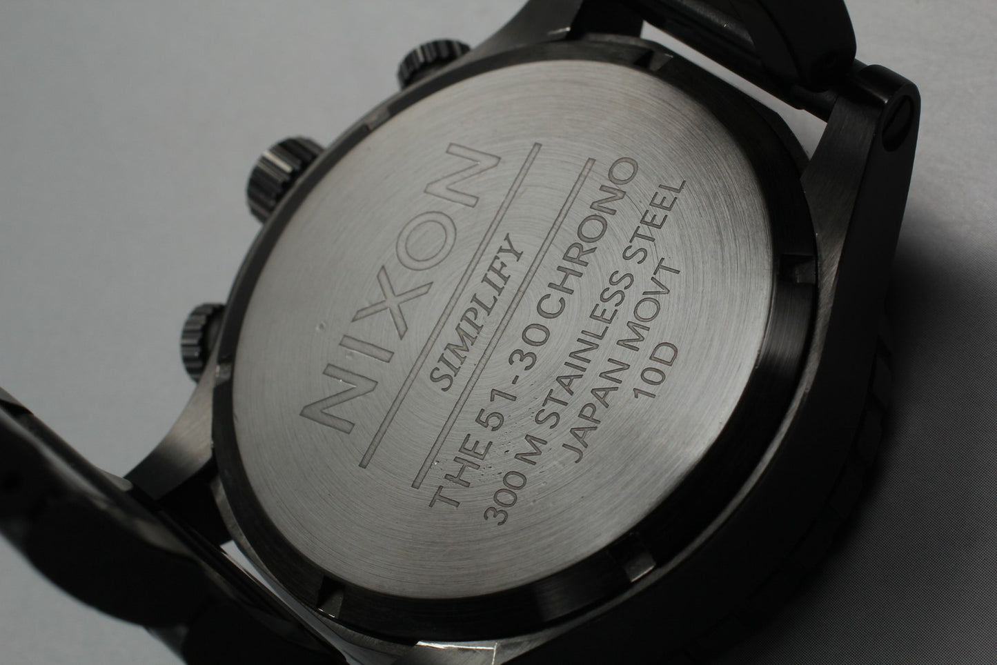 Exc+5 Full Set / Nixon Simplify 51-30 Chronograph 200m Quartz 51mm Men's Watch