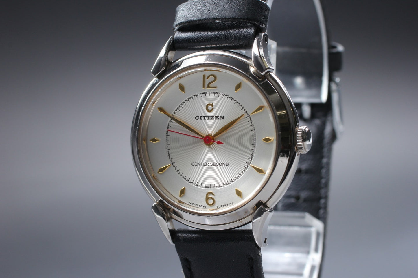 Near MINT Citizen Center Second 4630-E04752 SV925 33mm Quartz Men's Watch