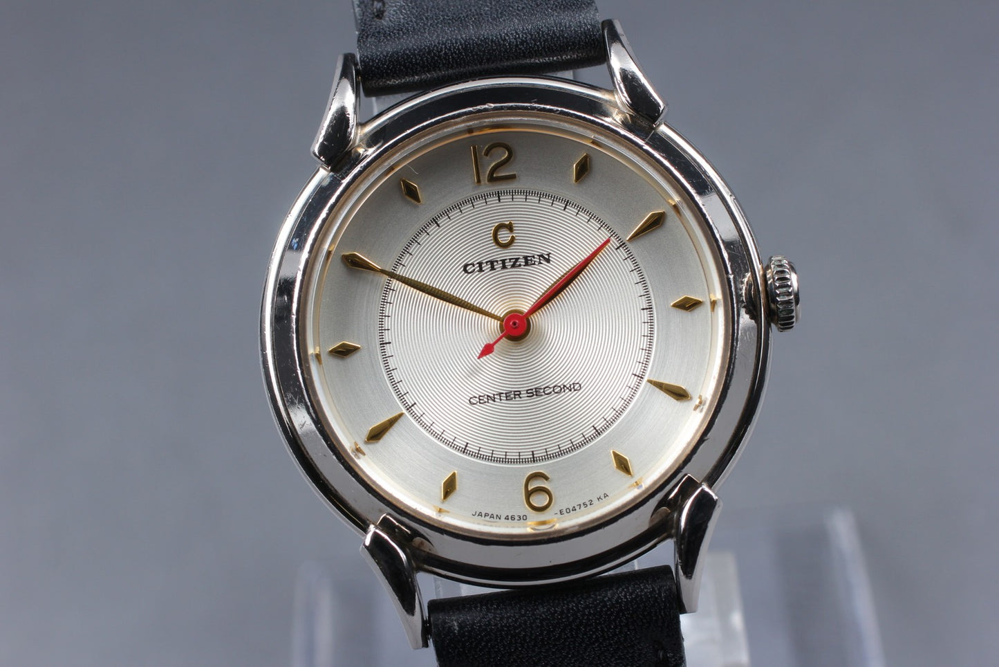 Near MINT Citizen Center Second 4630-E04752 SV925 33mm Quartz Men's Watch