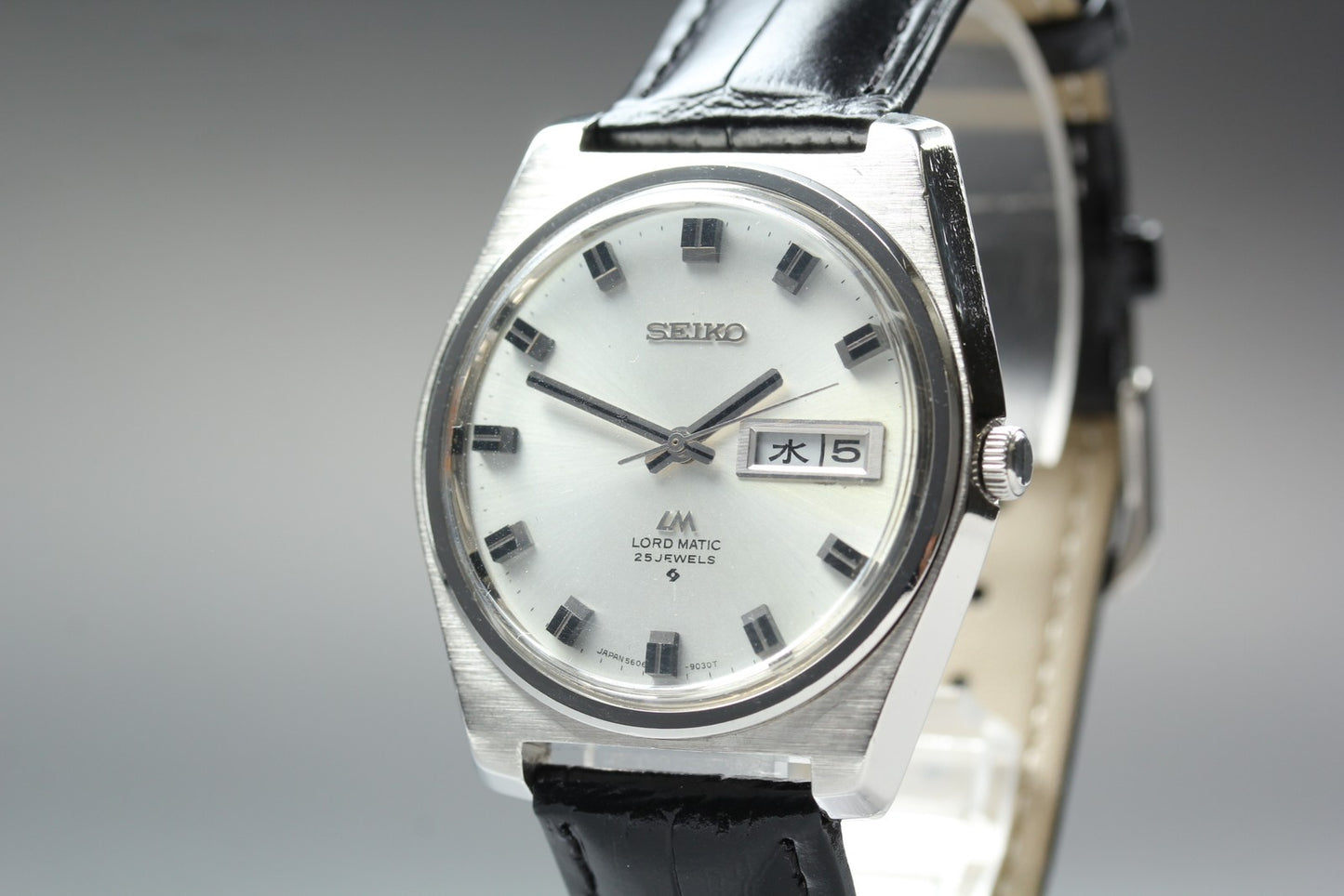 Vintage 1969 [Near MINT] SEIKO Lord Matic 5606-9020 Auto 39mm Men's Watch JAPAN