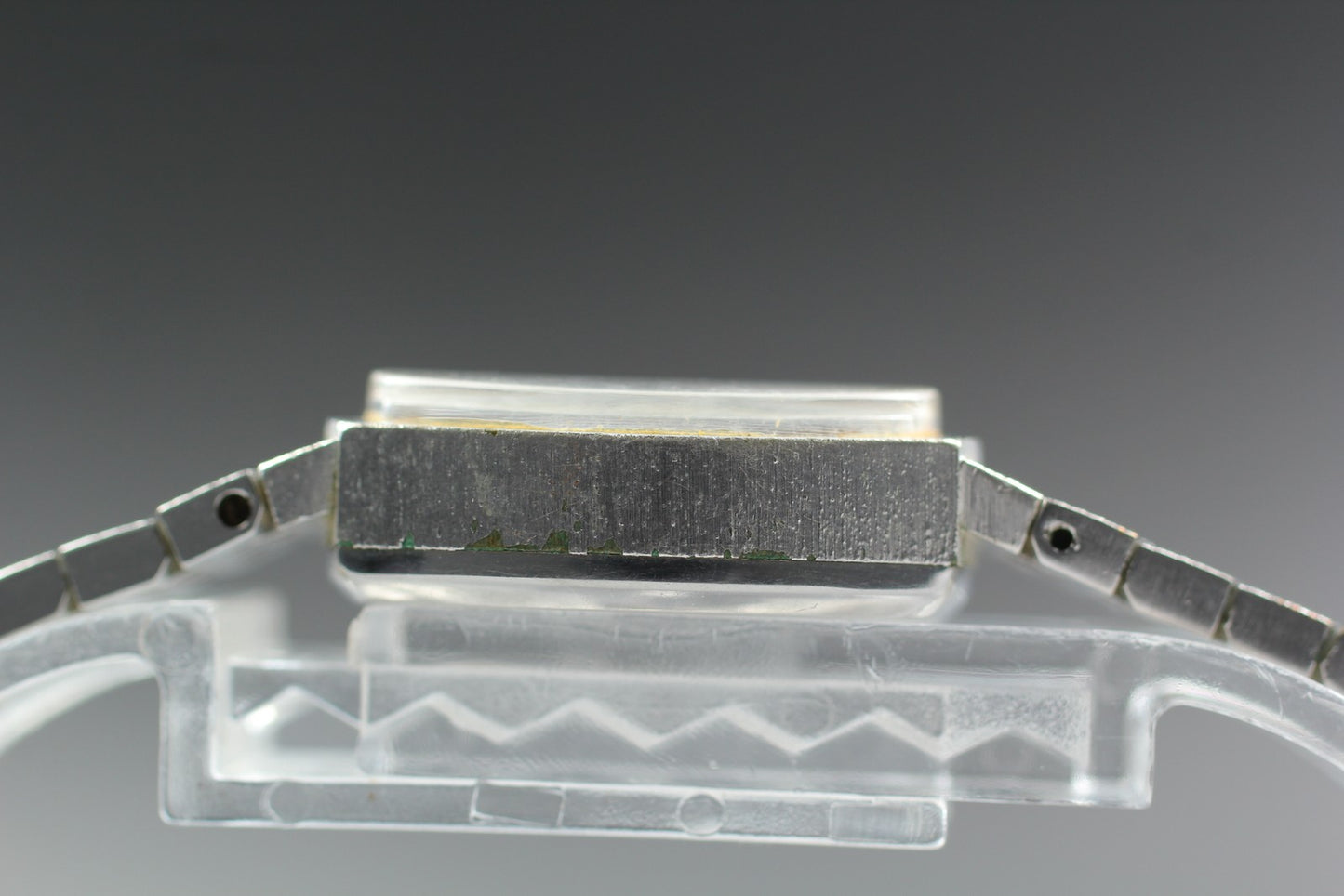 Vintage 1970s Exc+4 RADO Flare 601 Silver Textured Bracelet Manual Ladies Watch