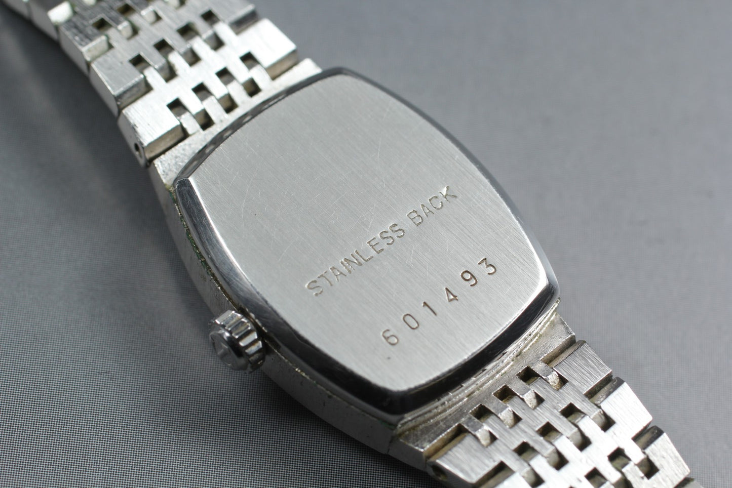 Vintage 1970s Exc+4 RADO Flare 601 Silver Textured Bracelet Manual Ladies Watch
