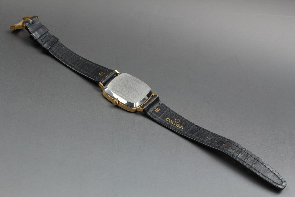 Near MINT OMEGA De Ville 191.0045 Cal.1330 White Quartz 31mm Men's Watch