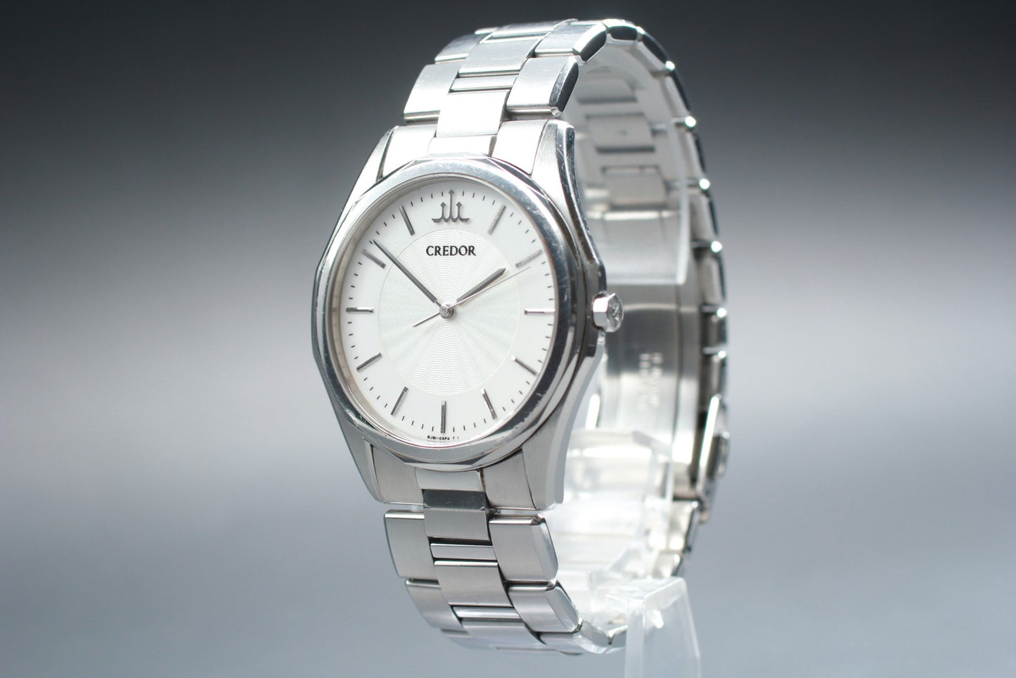 N MINT Box Paper / Seiko Credor Signo 8J81-0AF0 High Accuracy Quartz Men's Watch