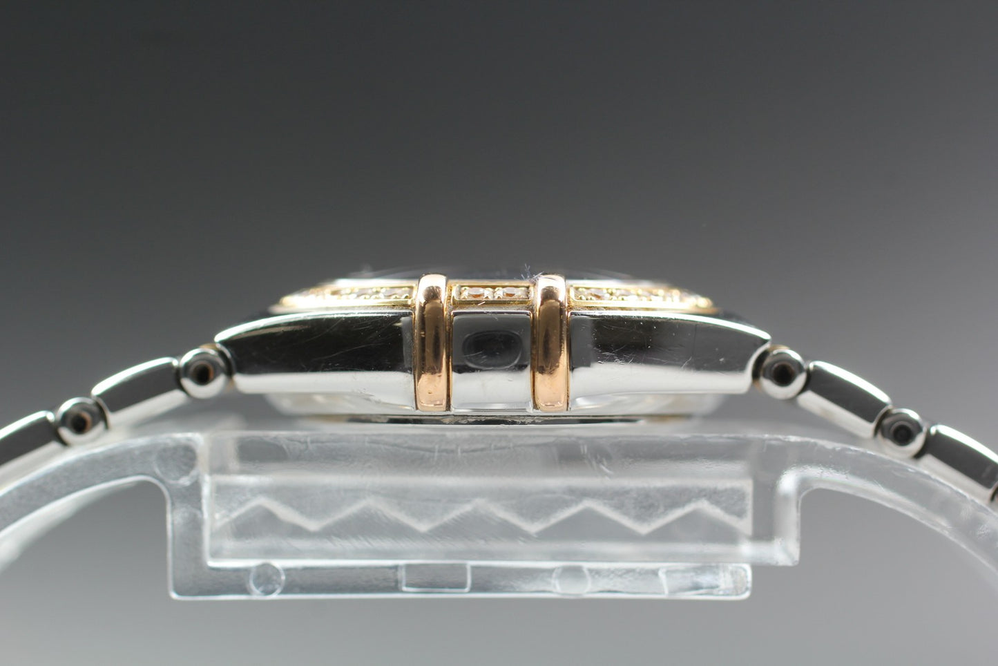 N MINT OMEGA Constellation Mini Iris 895.1243 Cal.1456 Diamond Qz Ladies Watch