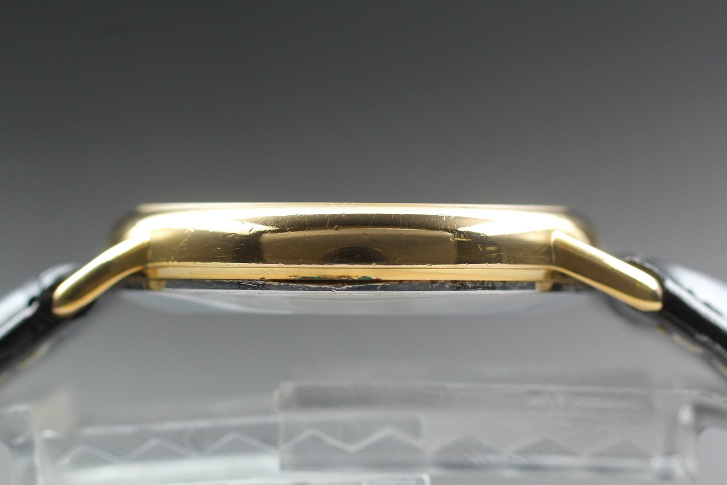 Vintage [Exc+5] OMEGA De Ville 1351 Gold Quartz Push Crown 33mm Men's Watch