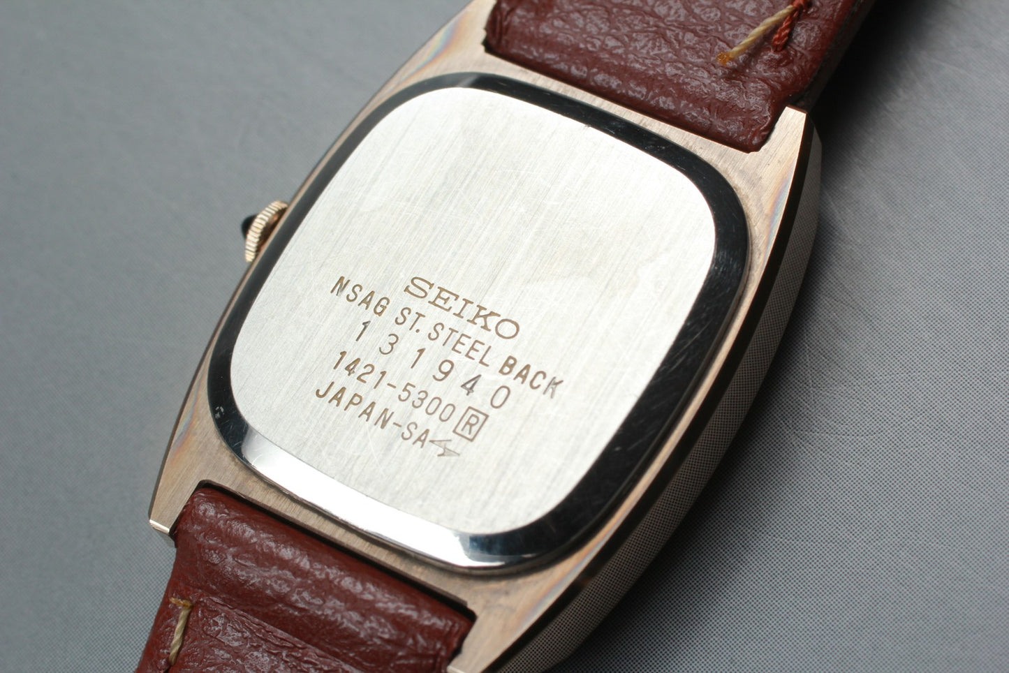 Vintage 1981 Near MINT Seiko Exceline 1421-5300 Black Quartz Ladies Watch JAPAN