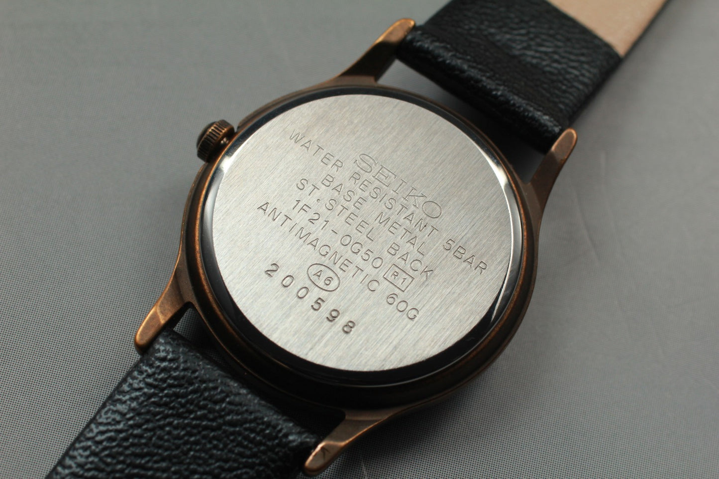 1992 [N MINT] Seiko Avenue 1F21-0G50 Gold Roman Quartz Quartz 22mm Ladies Watch