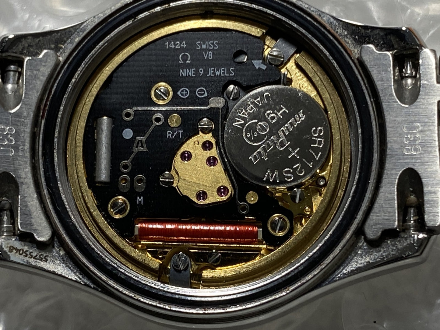 Near MINT OMEGA Seamaster 120m 596.1502 Cal.1424 Quartz 28mm Ladies Watch JAPAN