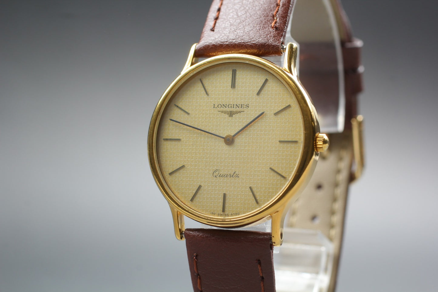 Vintage [Near MINT] Longines L150.2 150.6730 Gold Quartz 32mm Men's Watch JAPAN