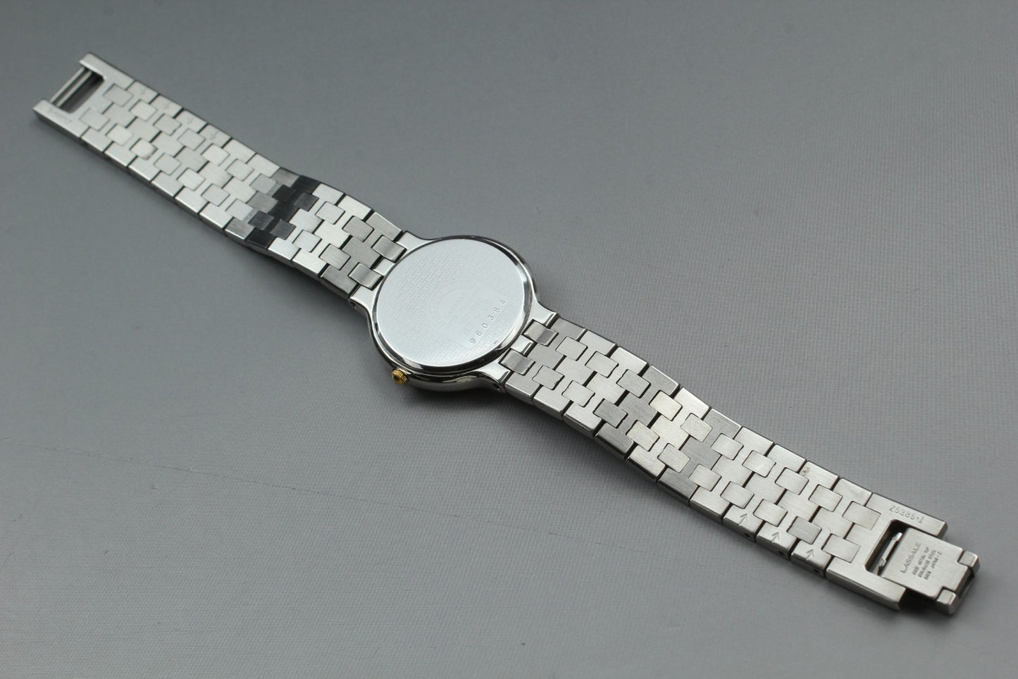 Vintage [Near MINT] SEIKO Lassale 4N21-0130 Cream Gold Quartz Ladies Watch JAPAN