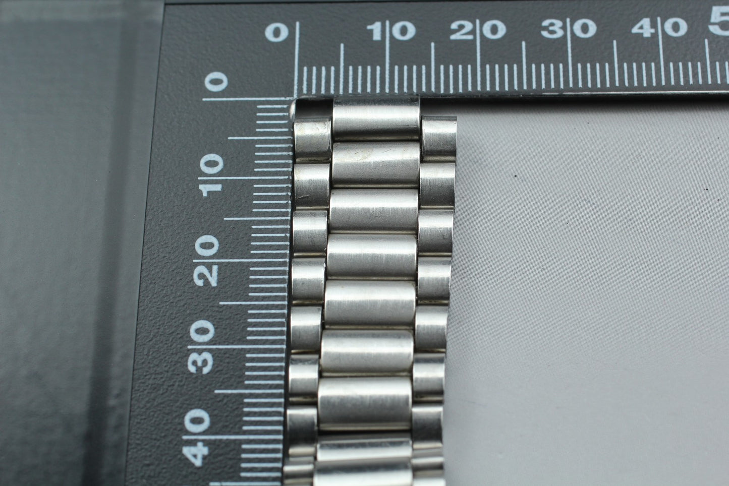 N MINT w/ End Link 167 OMEGA 1171 Silver Stainless Steel Men's Watch Bracelet