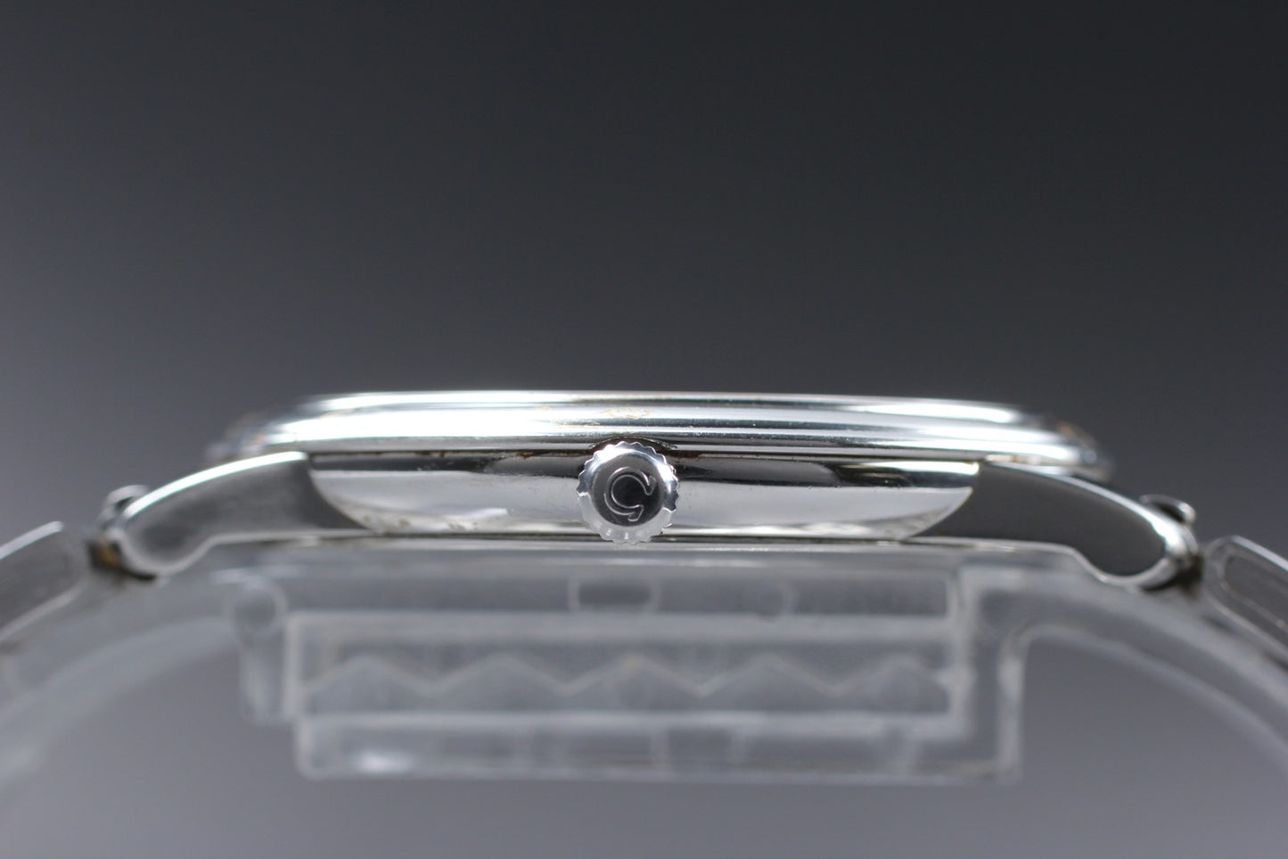 N MINT OMEGA De Ville Prestige 196.1150 Cal.1532 Silver Quartz 34mm Men's Watch