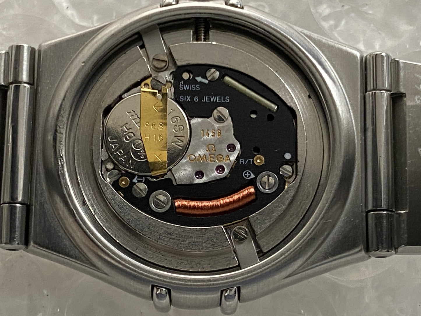 Near MINT OMEGA Constellation 795.1201 Cal.1456 Quartz 25mm Ladies Watch JAPAN