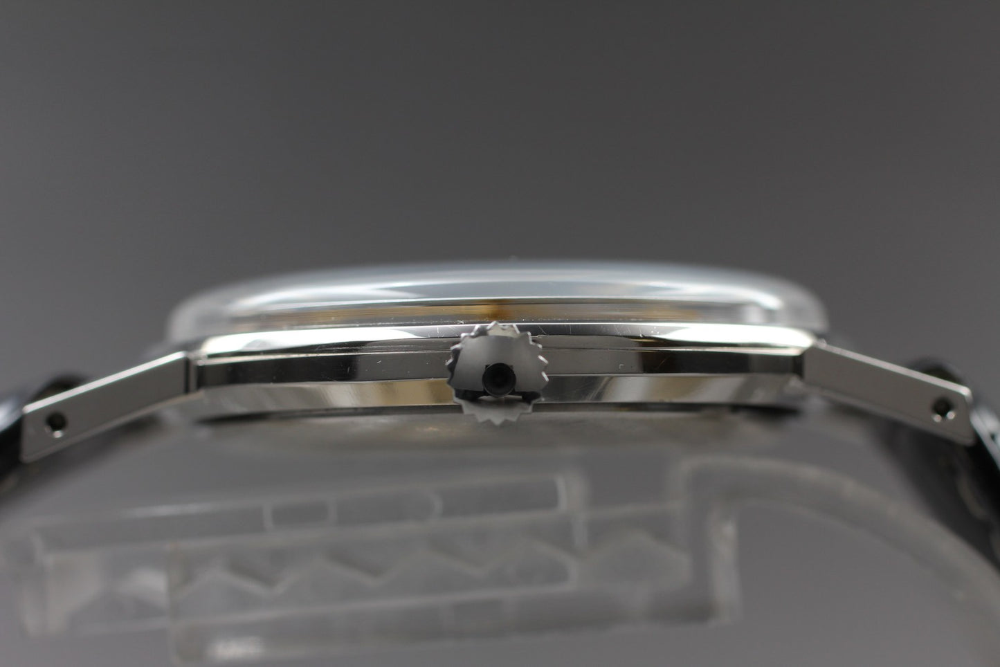 OH 1962 [N MINT] Citizen Homer HR151301 Rare Black 17J Manual 35mm Men's Watch