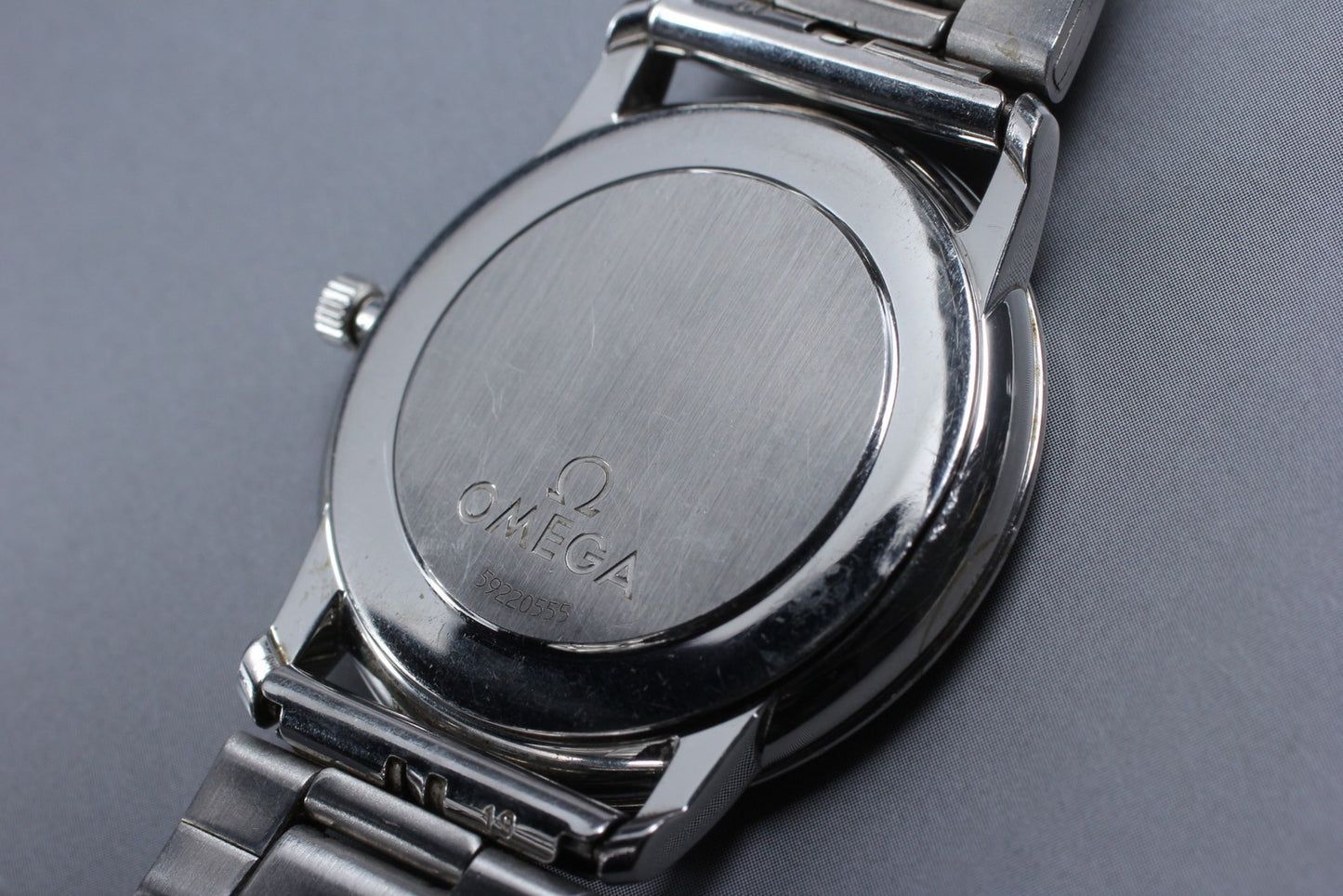 N MINT OMEGA De Ville Prestige 196.1150 Cal.1532 Silver Quartz 34mm Men's Watch