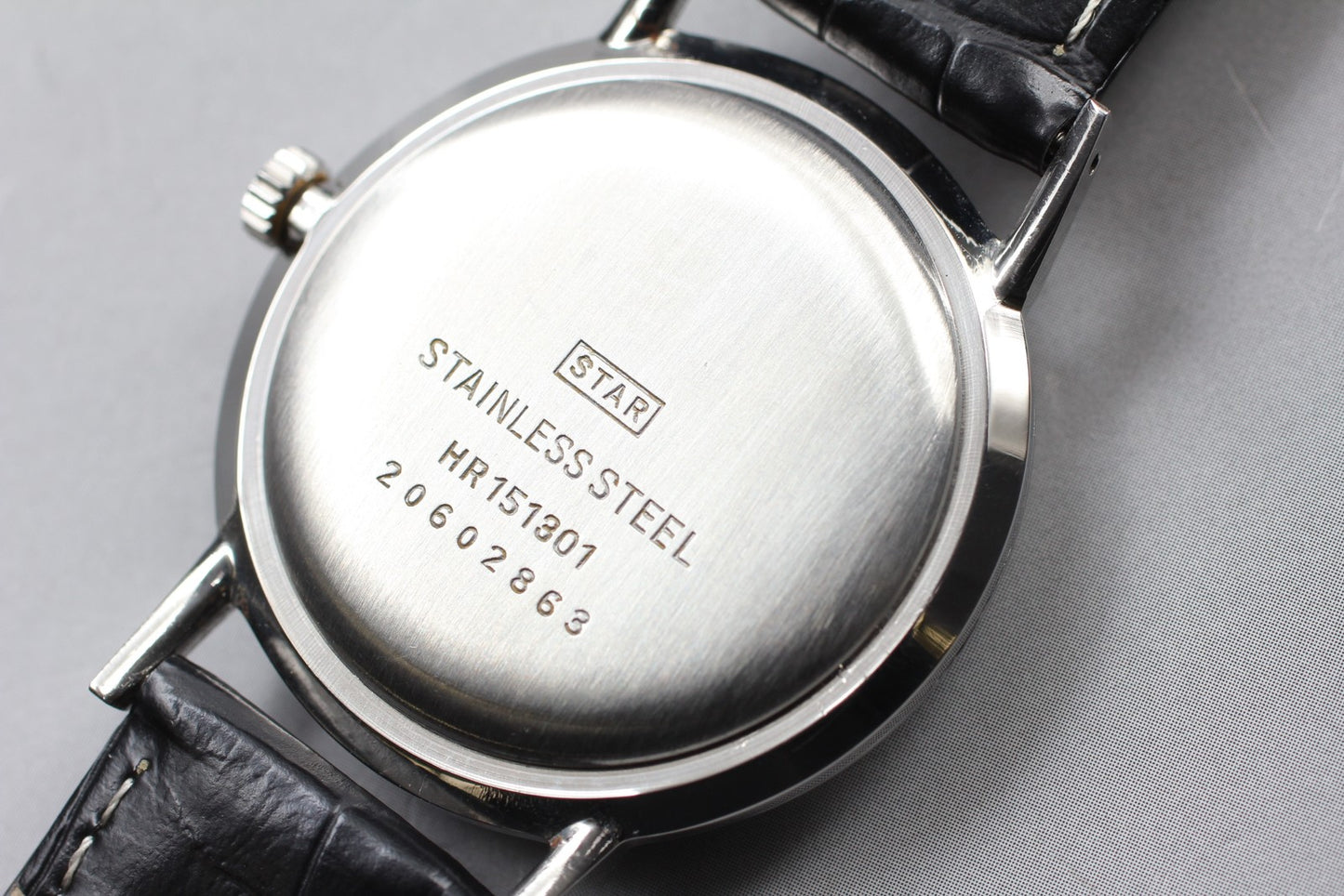 OH 1962 [N MINT] Citizen Homer HR151301 Rare Black 17J Manual 35mm Men's Watch