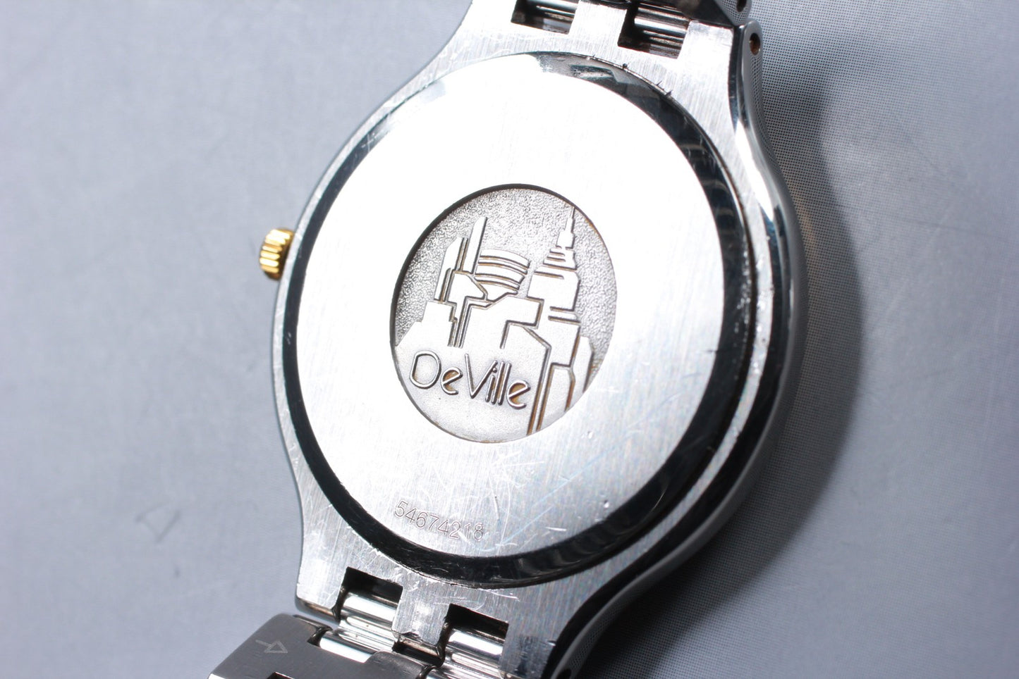 Near MINT OMEGA De Ville Symbol 196.0316 Cal.1436 18K Quartz 32mm Men's Watch