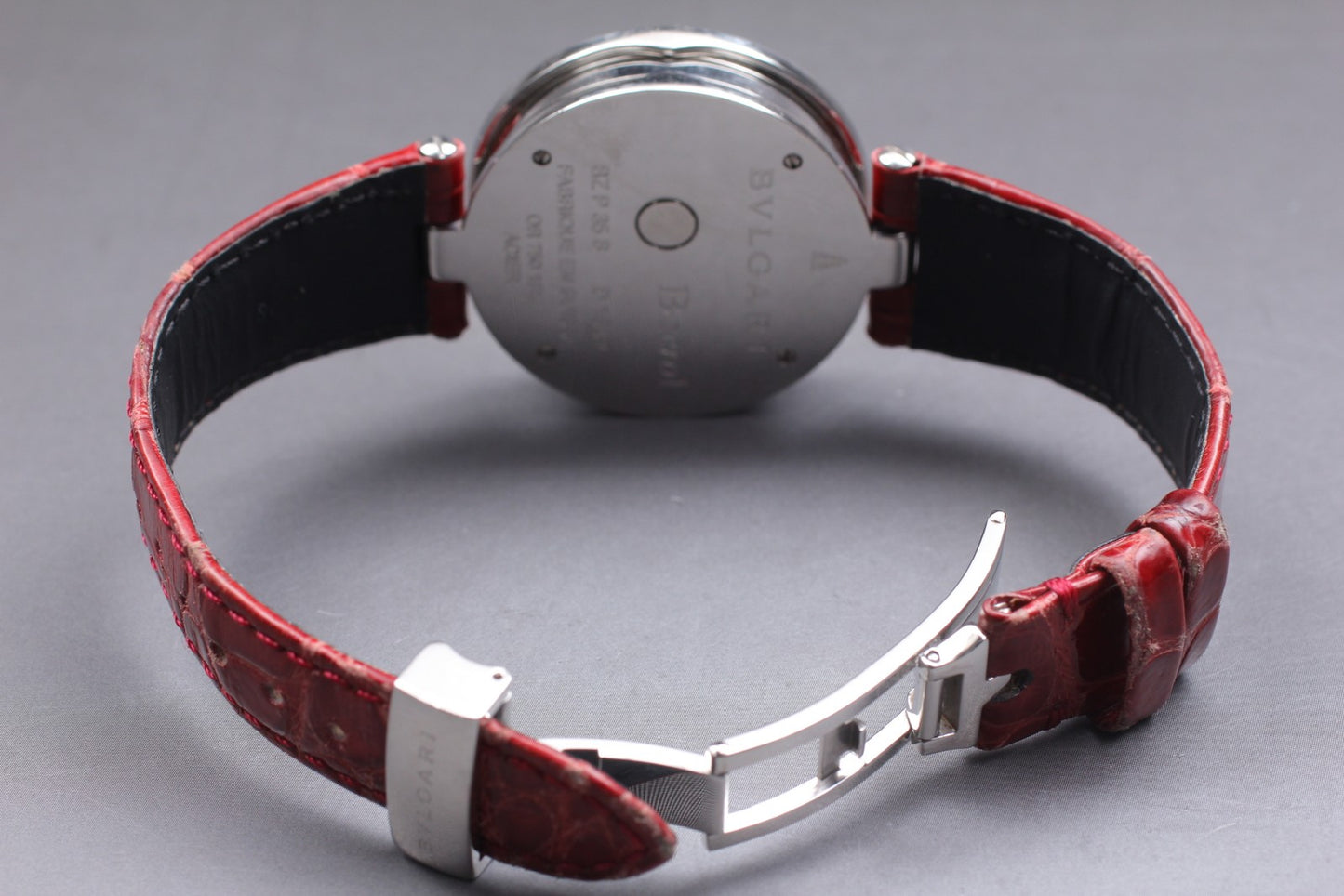 Exc+5 BVLGARI B.zero1 BZP35S Double Heart 18K Gold Bezel 35mm Qz Ladies Watch