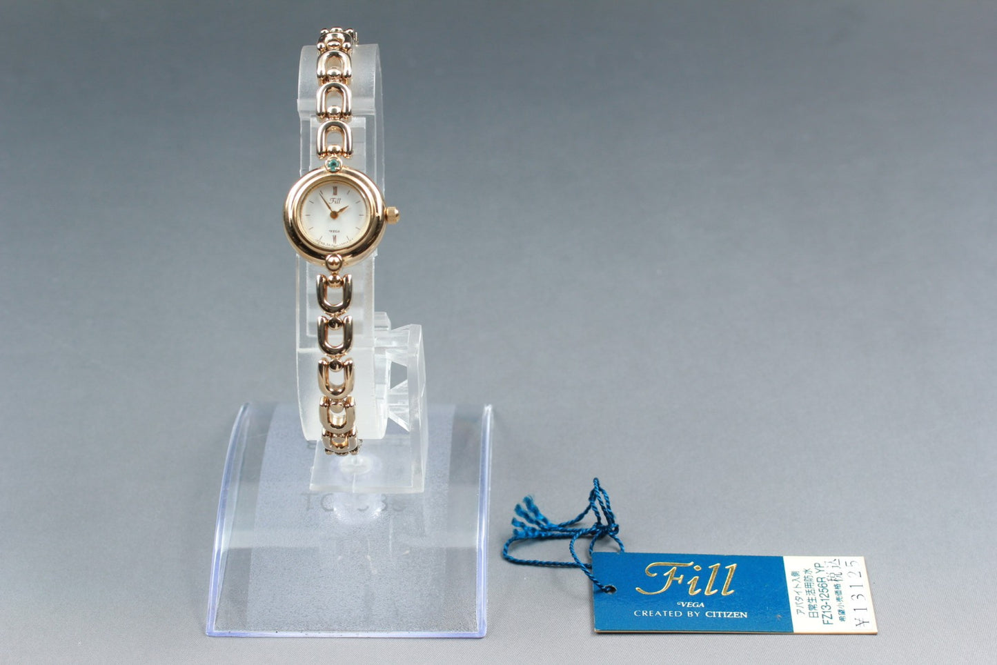 N MINT / Tag Citizen Vega Fill 5E21-L06686 1P Apatite Quartz Ladies Watch JAPAN