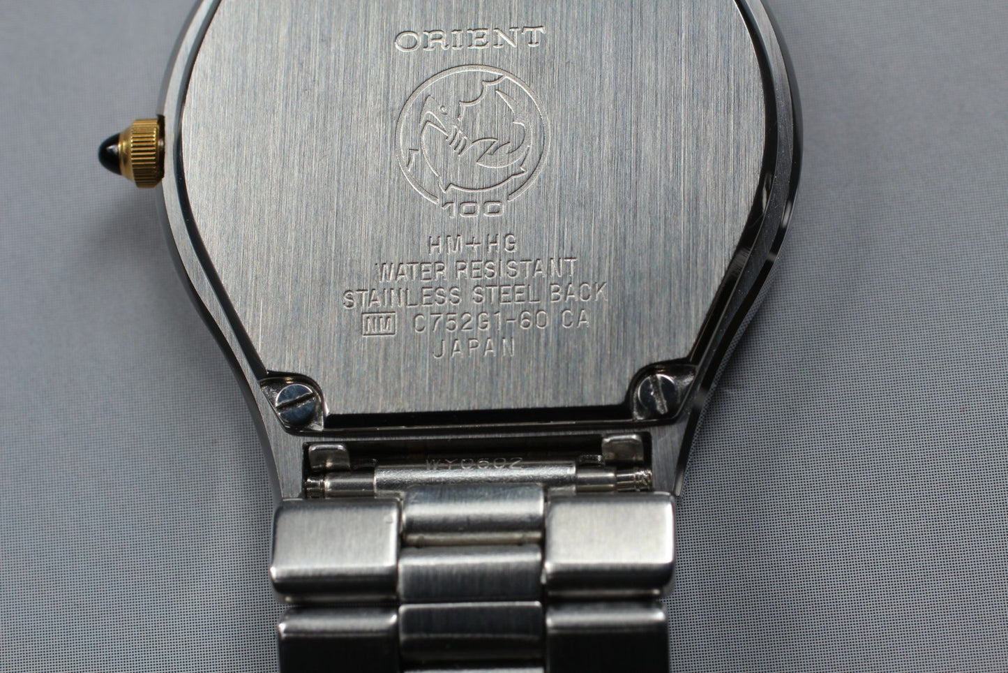 MINT w/ Tag Orient Fuerza C752G1-60 White Arabic Quartz 33mm Men's Watch JAPAN