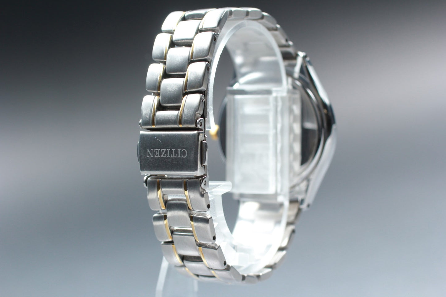 Near MINT Citizen Forma Eco-Drive B910-H14207 Black Silver Solar 35mm Mens Watch