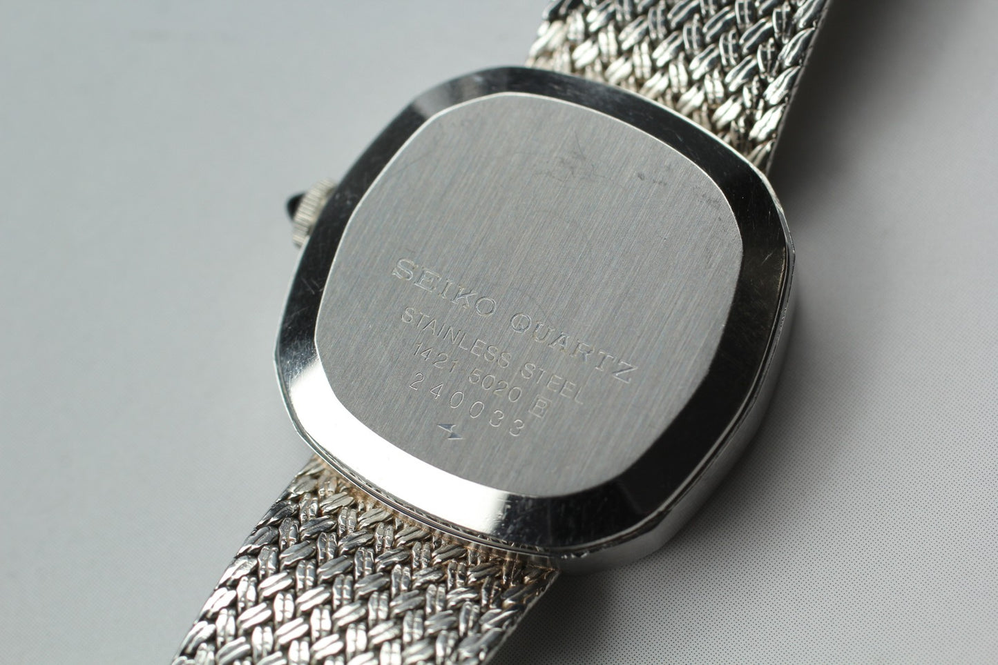 Vintage 1992 Near MINT Seiko Credor 1421-5020 Silver Quartz 22mm Ladies Watch