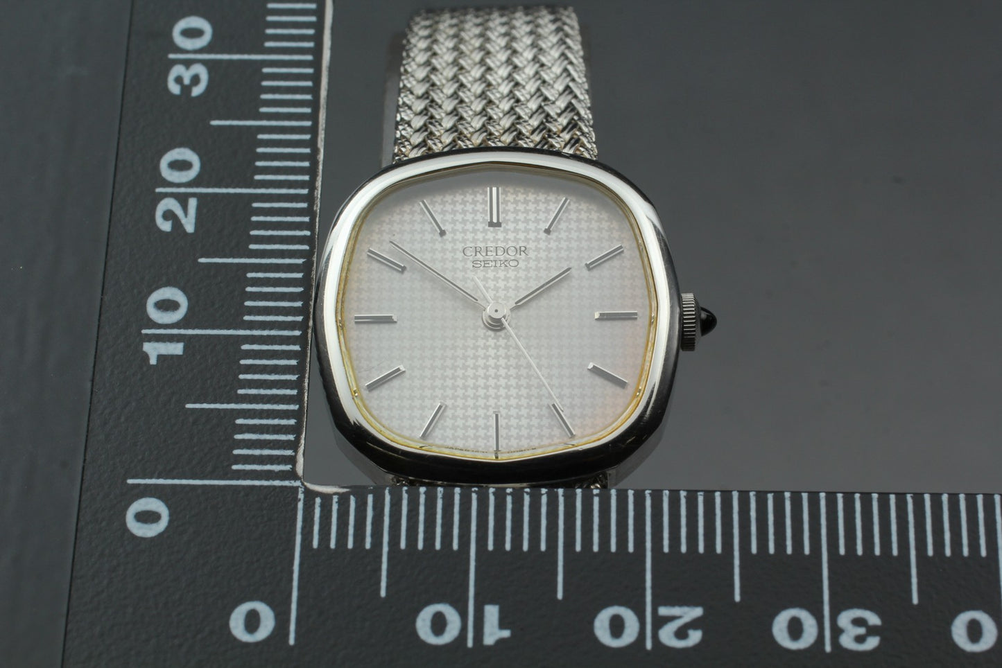 Vintage 1992 Near MINT Seiko Credor 1421-5020 Silver Quartz 22mm Ladies Watch