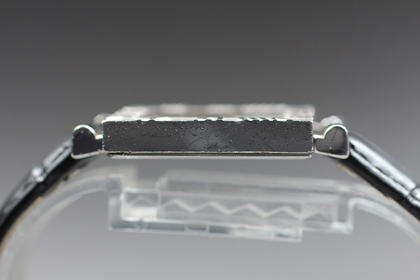 Exc+5 Tiffany & Co. Atlas M3640 Square Sterling Silver Quartz 27mm Men's Watch