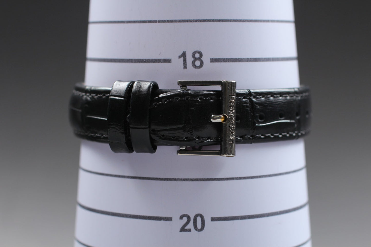 Exc+5 Tiffany & Co. Atlas M3640 Square Sterling Silver Quartz 27mm Men's Watch