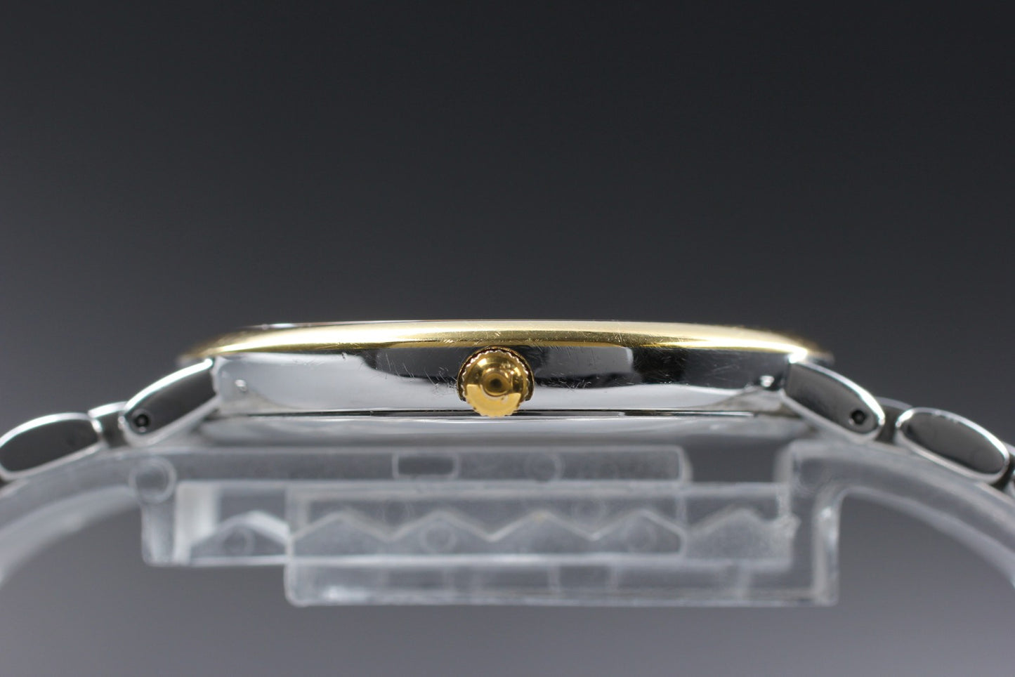 1995 [Near MINT] OMEGA De Ville 396.2432 Cal.1532 GF/SS Quartz 32mm Men's Watch