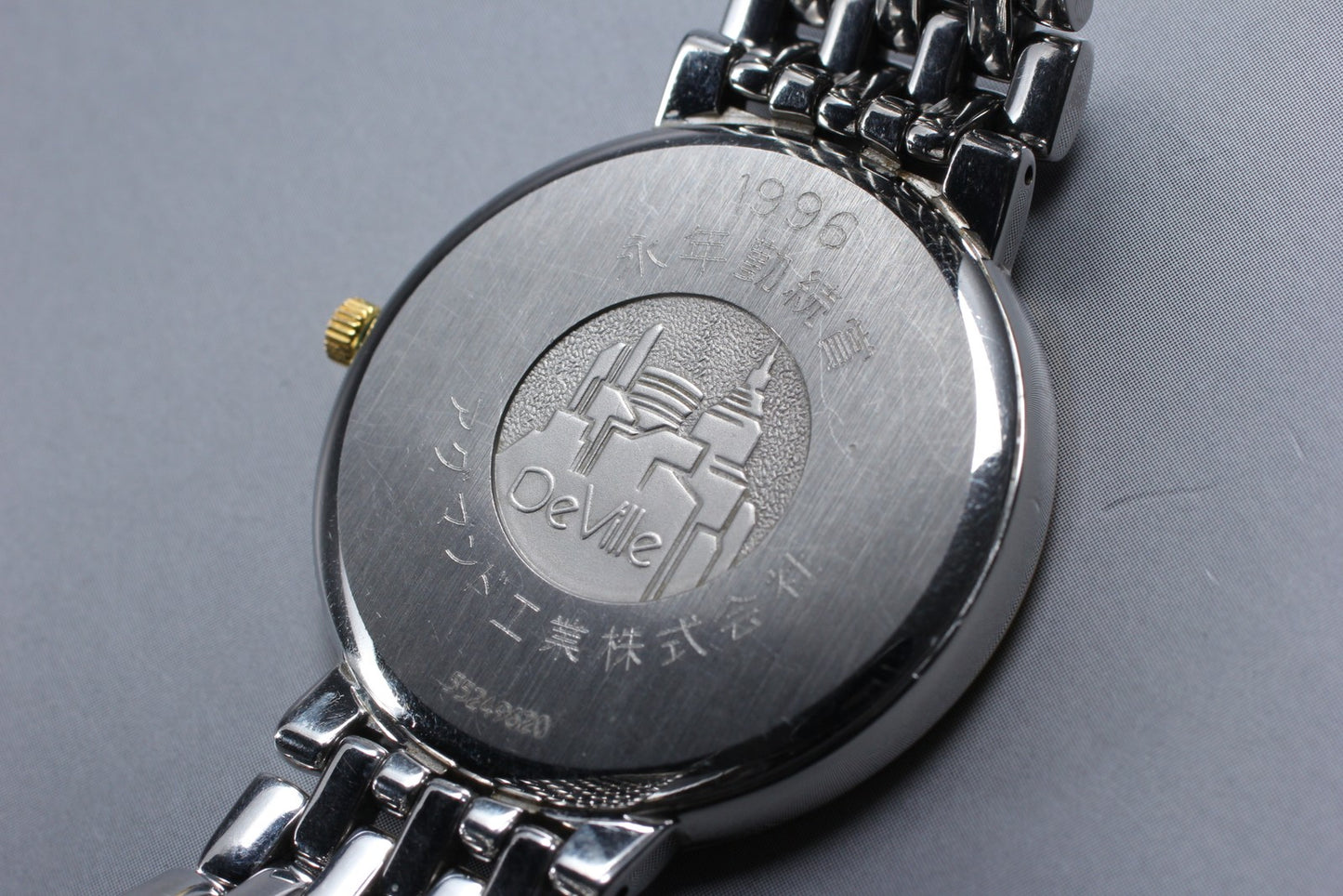 1995 [Near MINT] OMEGA De Ville 396.2432 Cal.1532 GF/SS Quartz 32mm Men's Watch