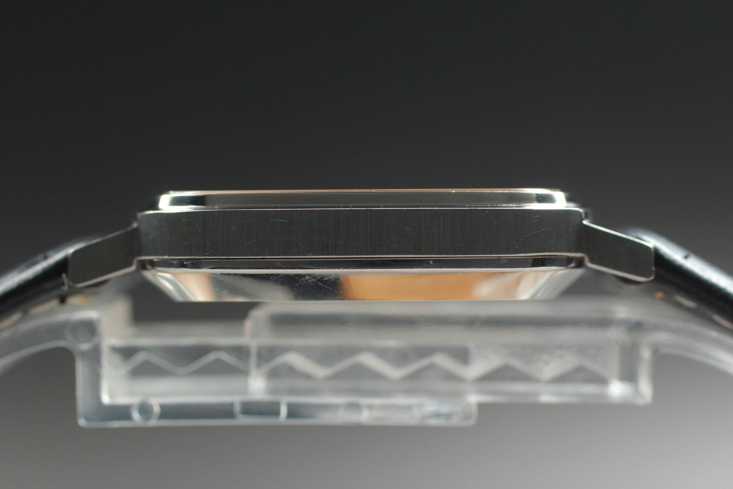 Near MINT OMEGA De Ville 191.0045 Cal.1330 Silver Square Quartz 31mm Men's Watch