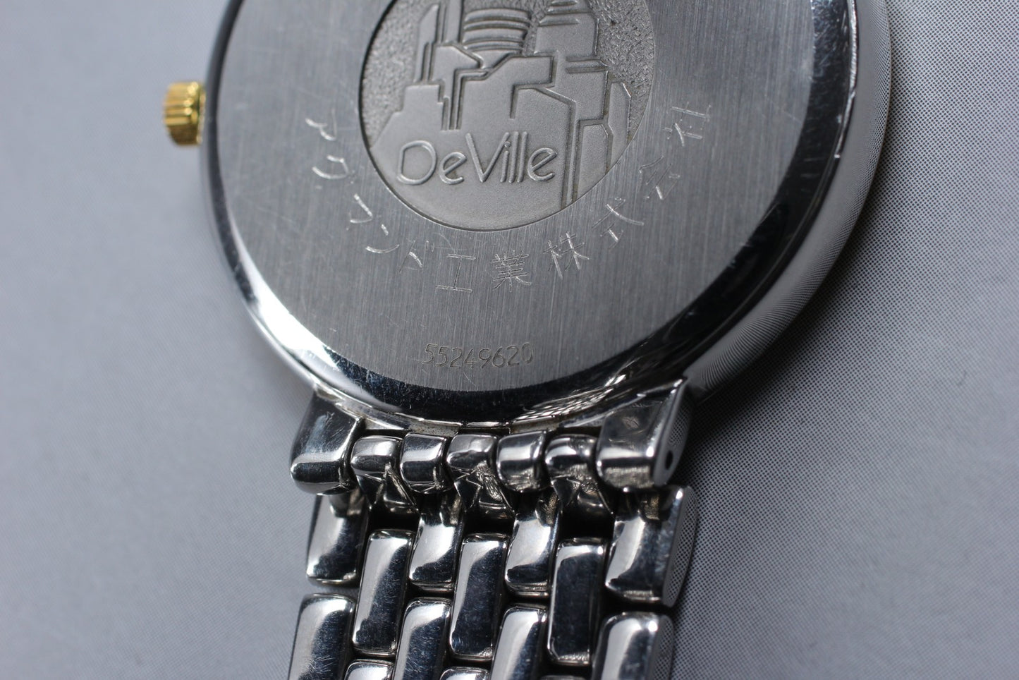 1995 [Near MINT] OMEGA De Ville 396.2432 Cal.1532 GF/SS Quartz 32mm Men's Watch