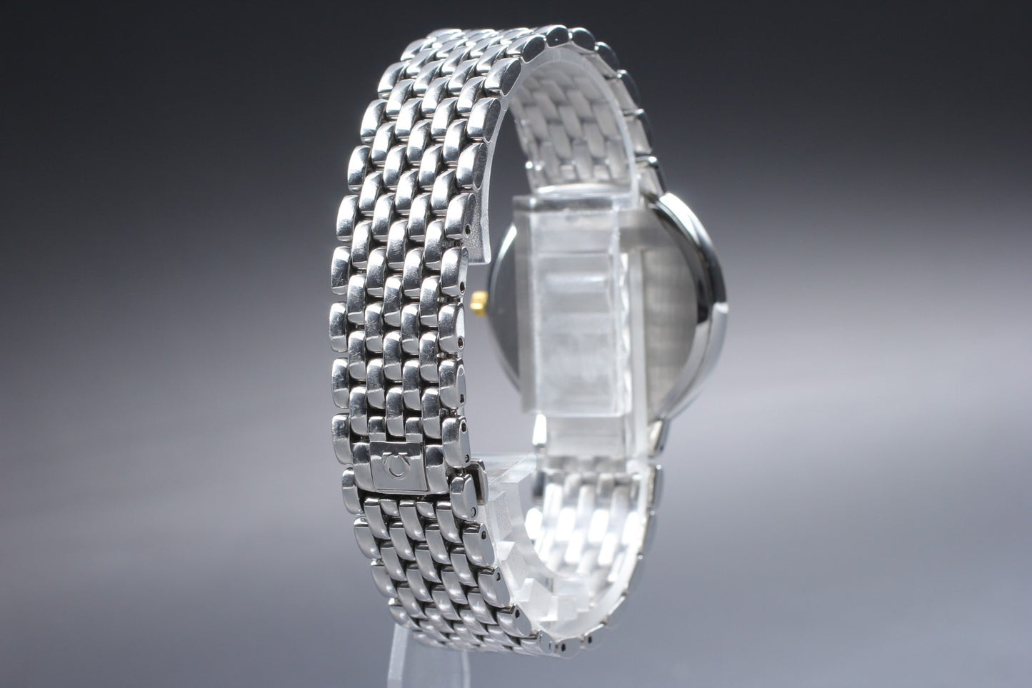 1995 [Near MINT] OMEGA De Ville 396.2432 Cal.1532 GF/SS Quartz 32mm Men's Watch