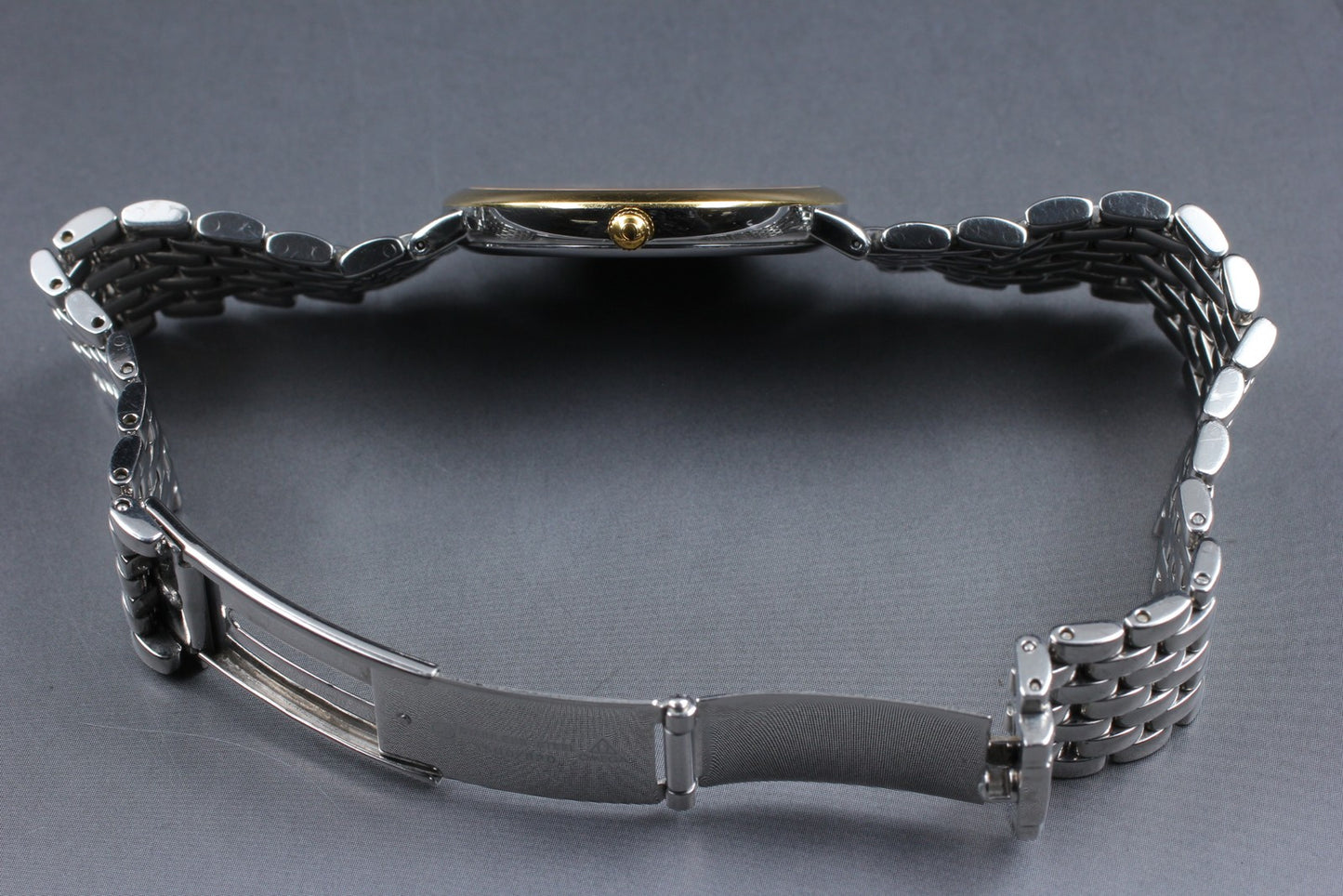 1995 [Near MINT] OMEGA De Ville 396.2432 Cal.1532 GF/SS Quartz 32mm Men's Watch