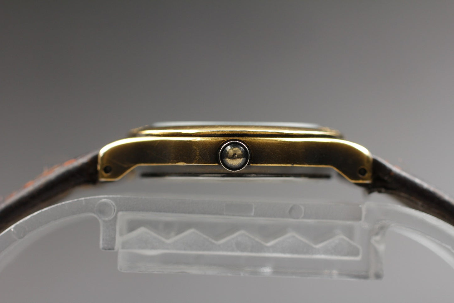 Exc+5 SEIKO Alba V401-0140 Gold Tone Roman Dial Quartz Ladies Watch From JAPAN