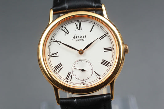 Vintage 1989 [Near MINT] SEIKO Avenue 2K23-6070 Small Seconds Quartz Men's Watch