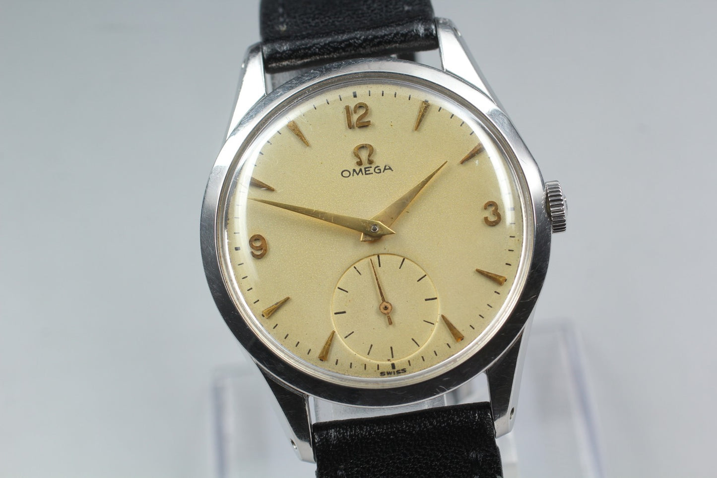 Vintage 1954 [N MINT] OMEGA 2750-9 Cal.266 Small Seconds Manual 35mm Men's Watch
